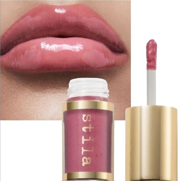 STILA LIP VINYL lipgloss  in Powerhouse (Barbie Pink) - Picture 1 of 11
